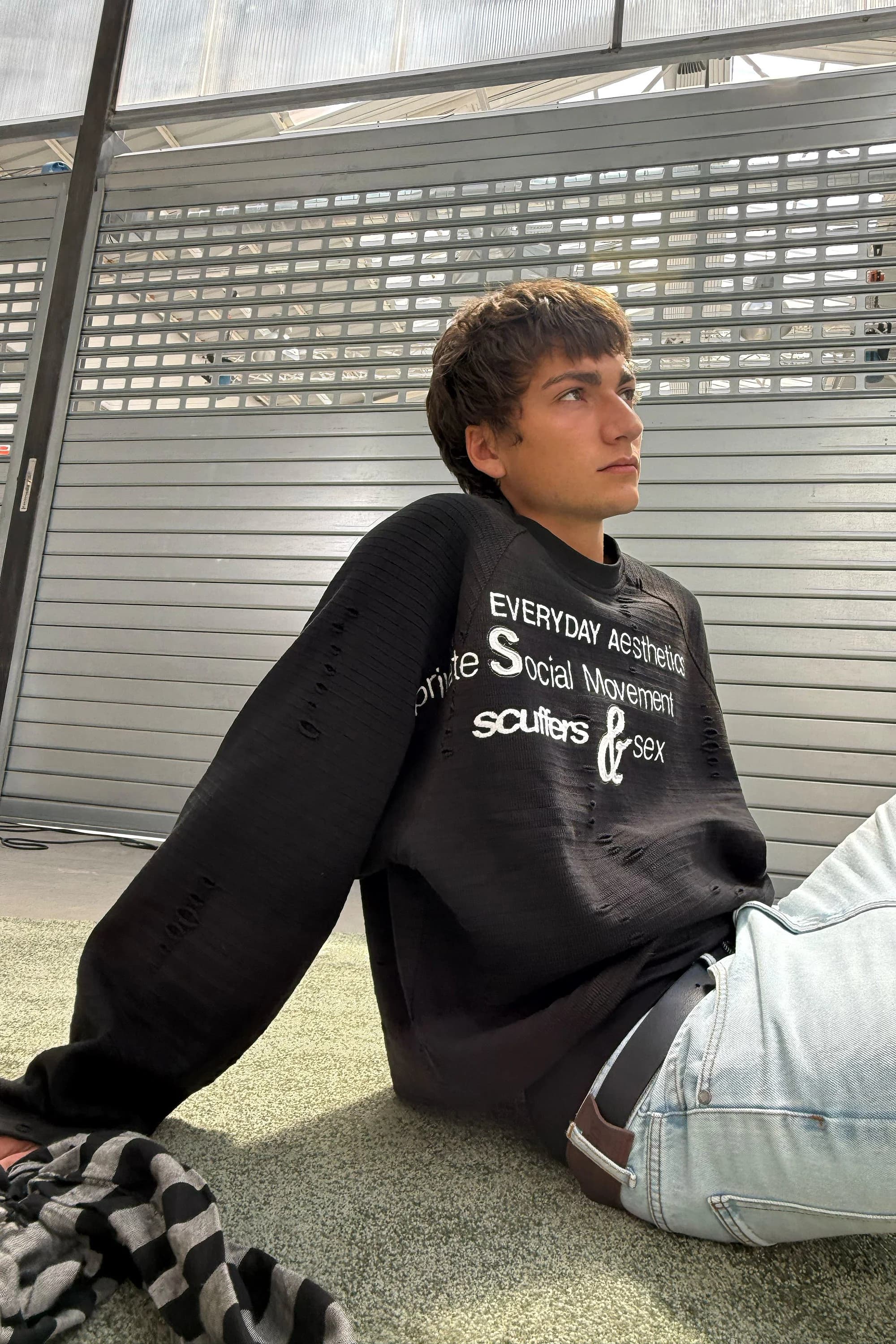 Mini Black Sweatshirt 5
