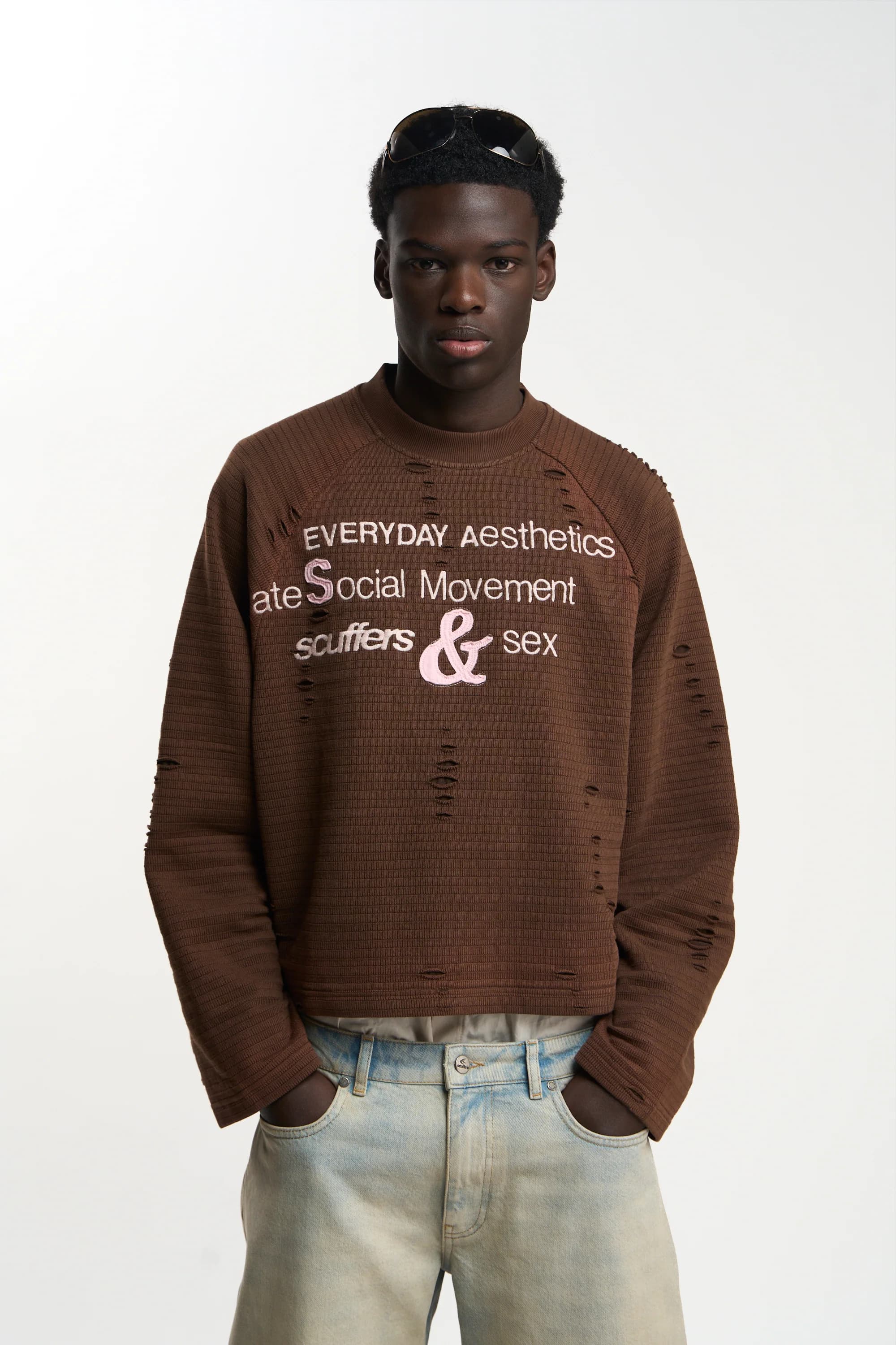 Mini Brown Sweatshirt by Scuffers