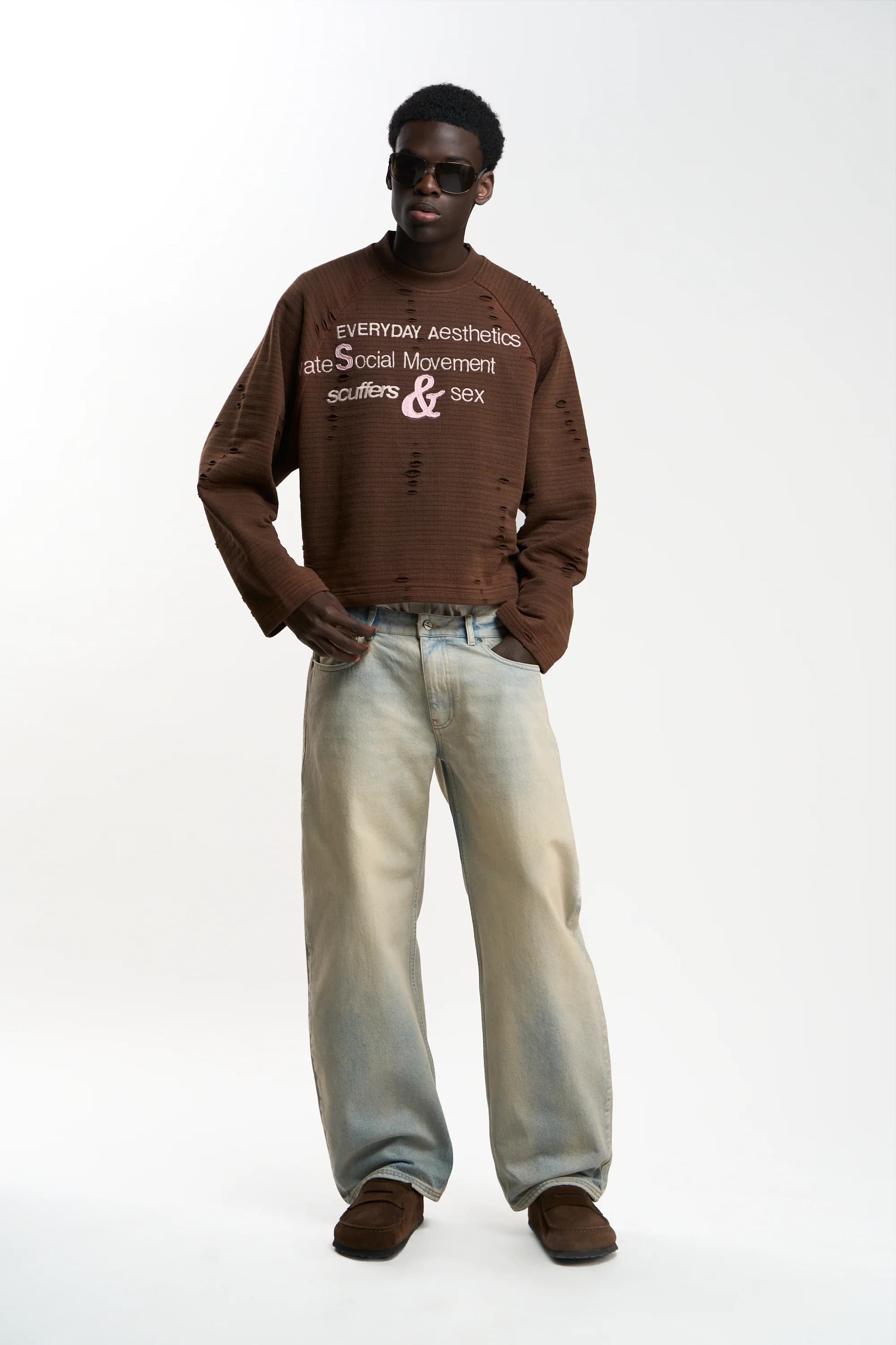 Mini Brown Sweatshirt by Scuffers
