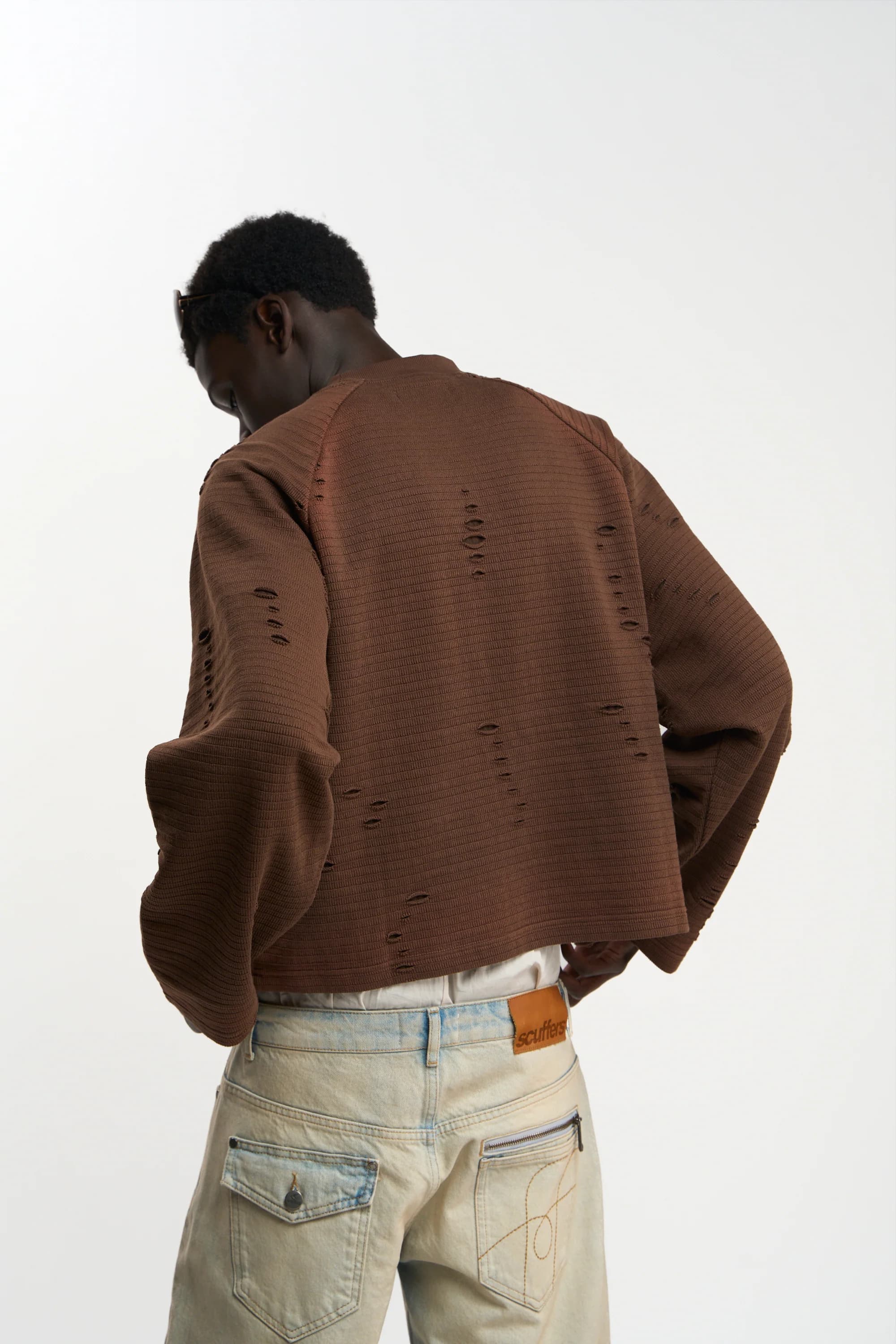 Mini Brown Sweatshirt by Scuffers