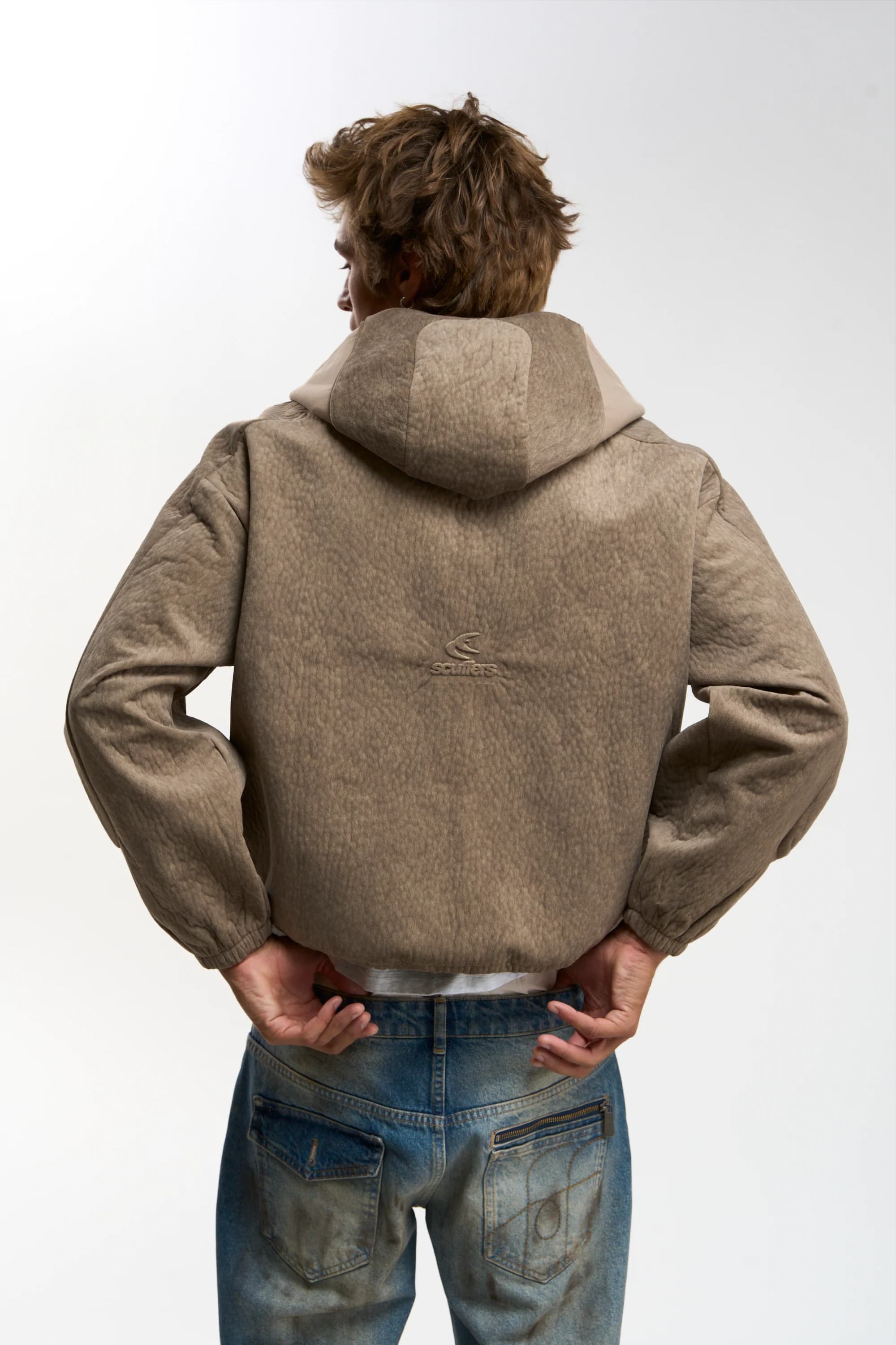 Tech Brown Fur Zip 3
