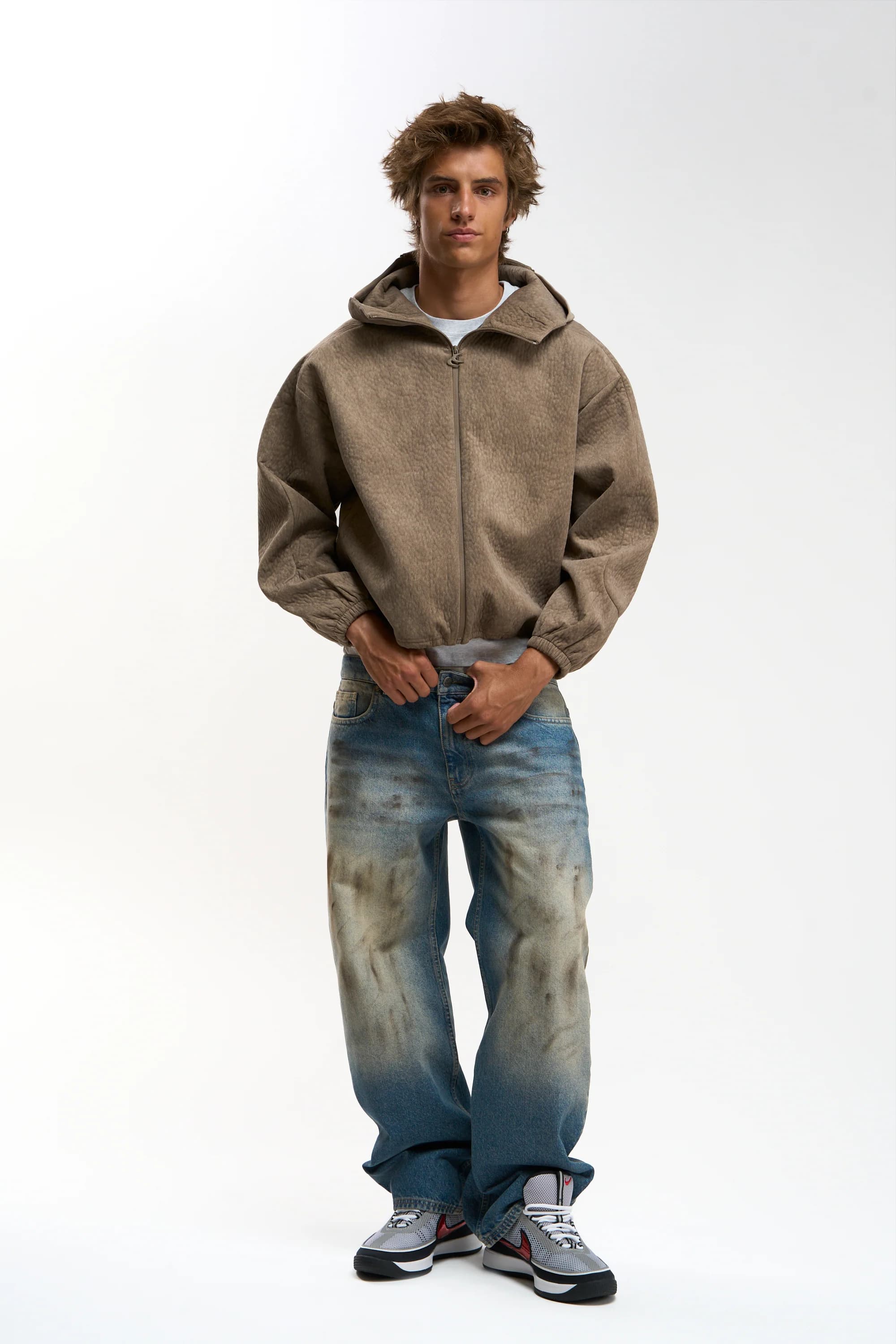 Tech Brown Fur Zip 2