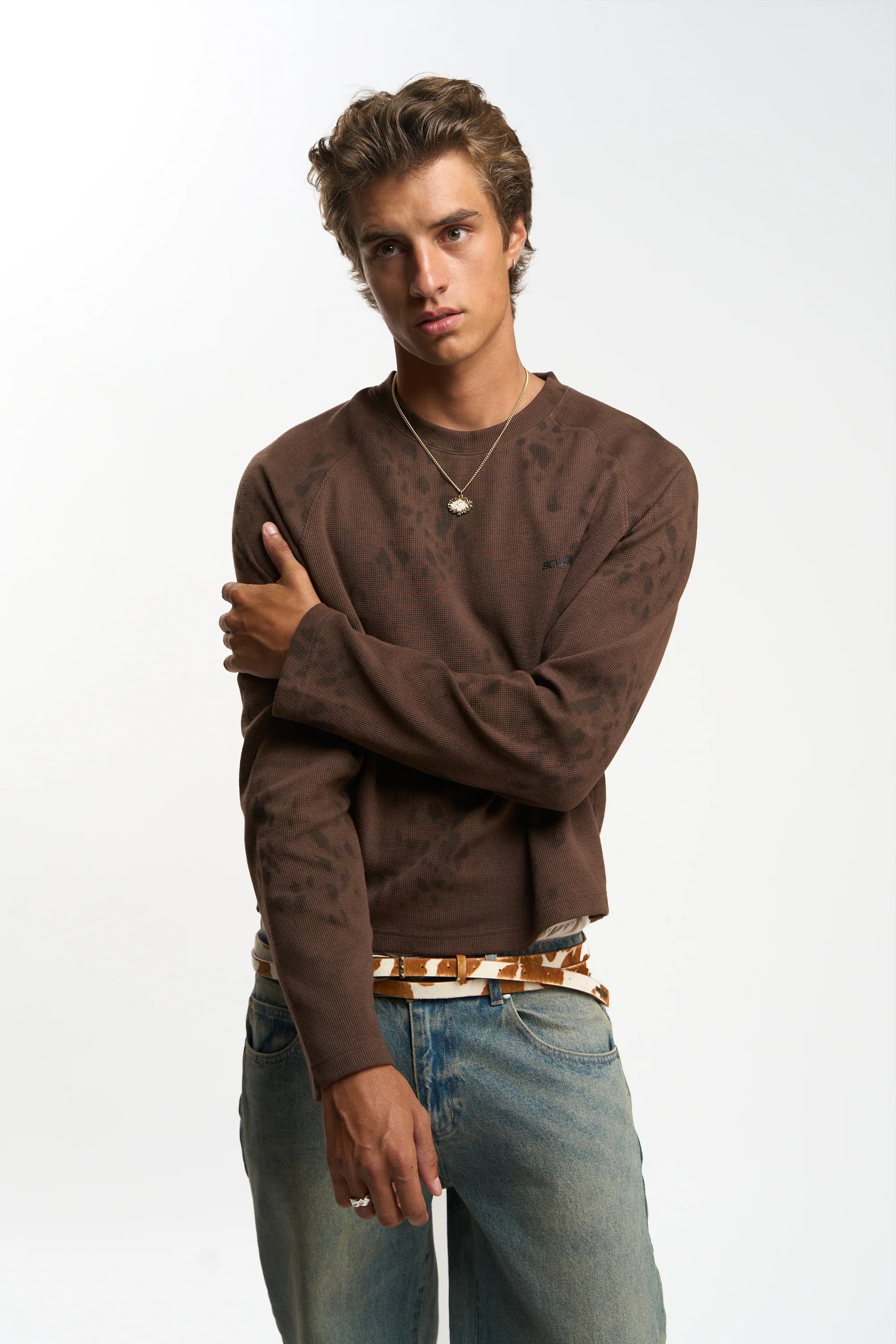 Palermo Brown Longsleeve by Scuffers