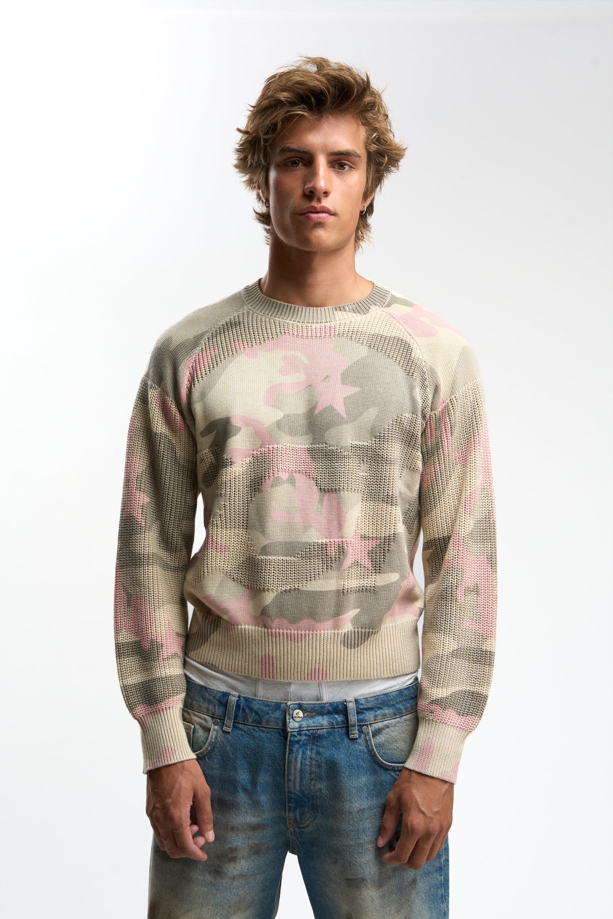 Climax Pink Camo Knit by Scuffers