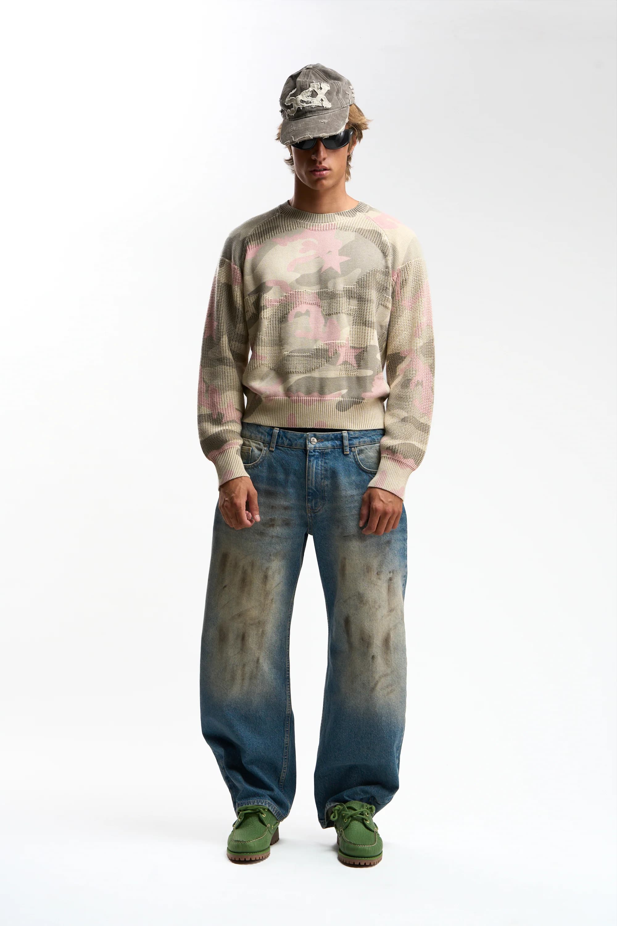 Climax Pink Camo Knit by Scuffers