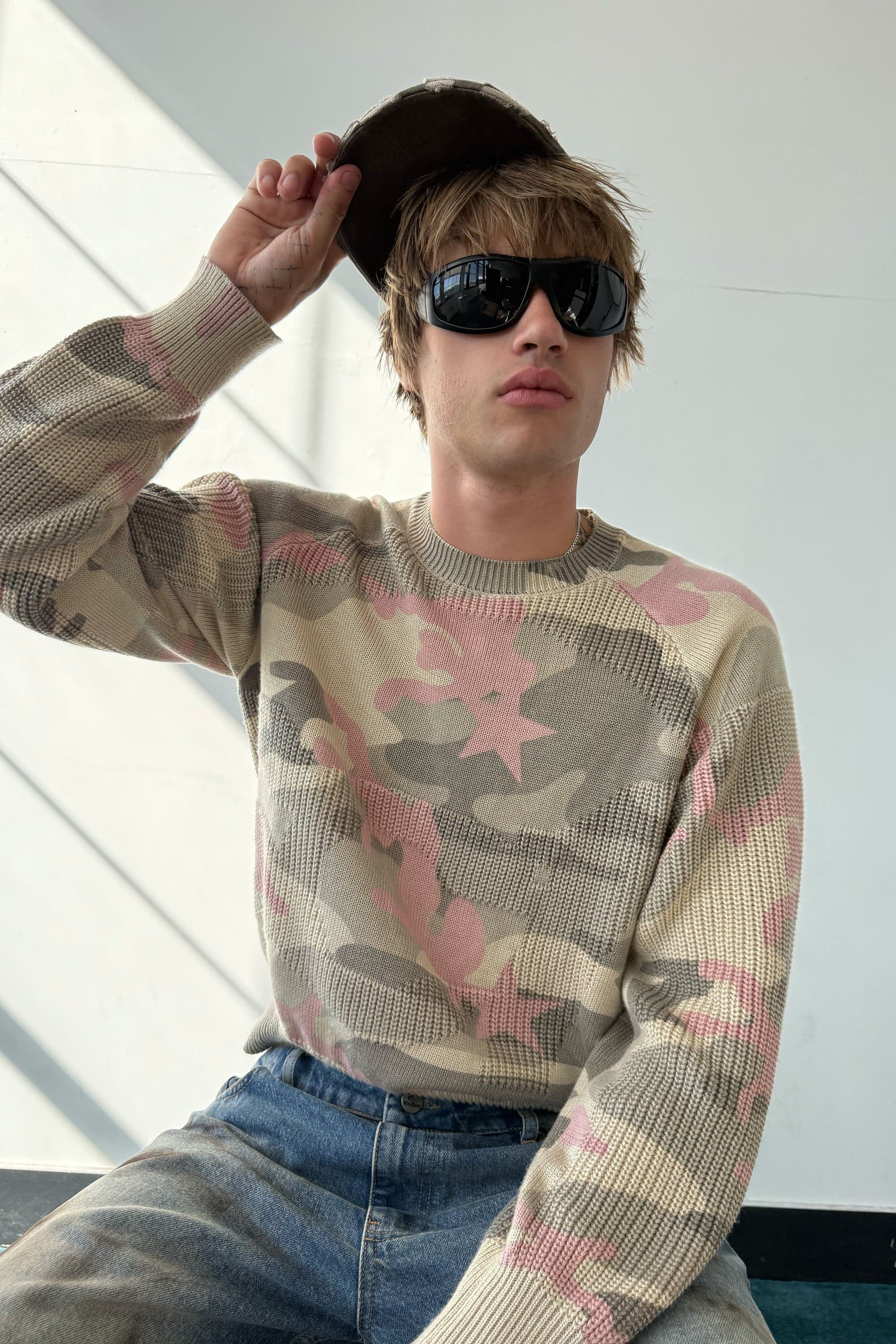 Climax Pink Camo Knit by Scuffers