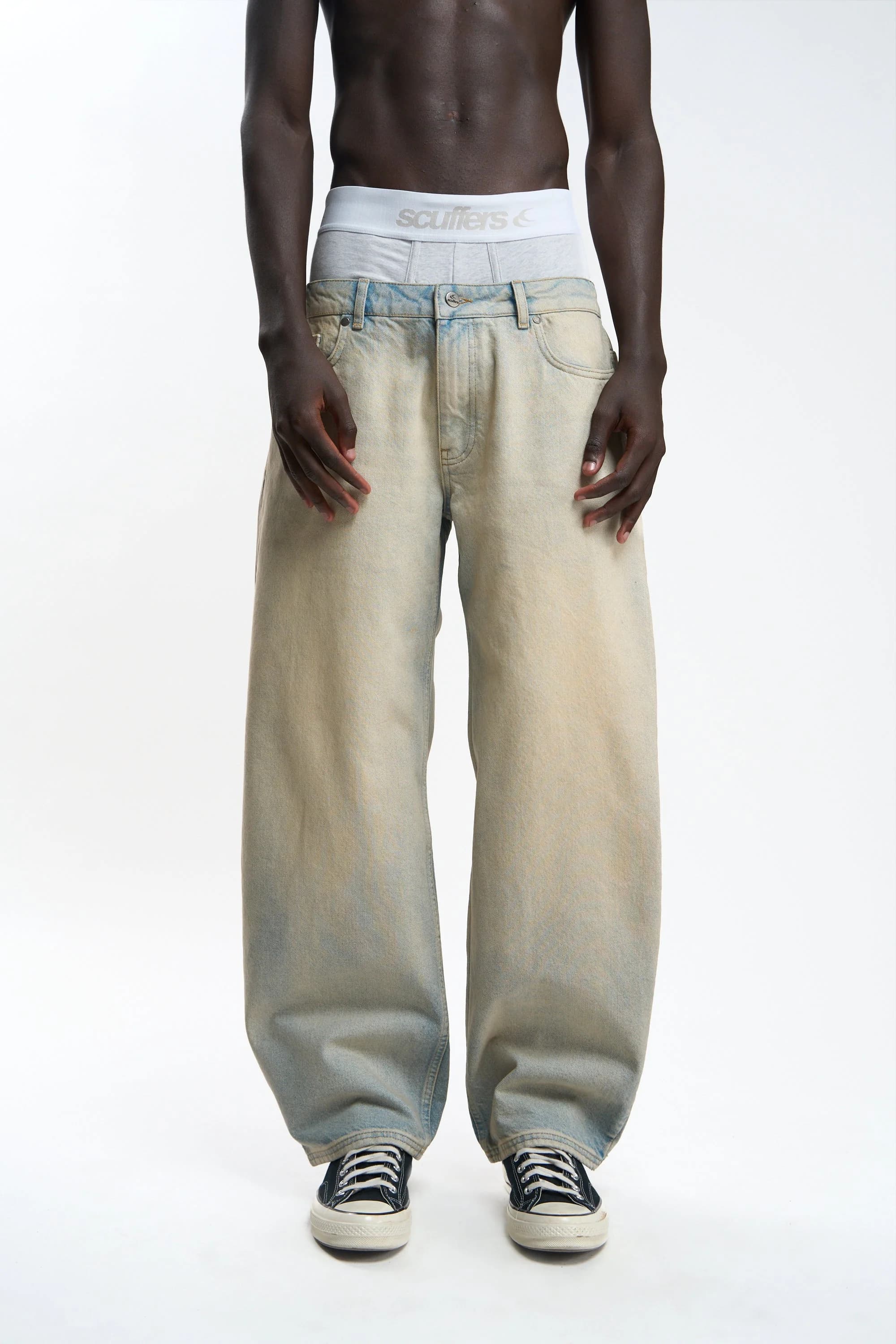Bani Blue Pants by Scuffers