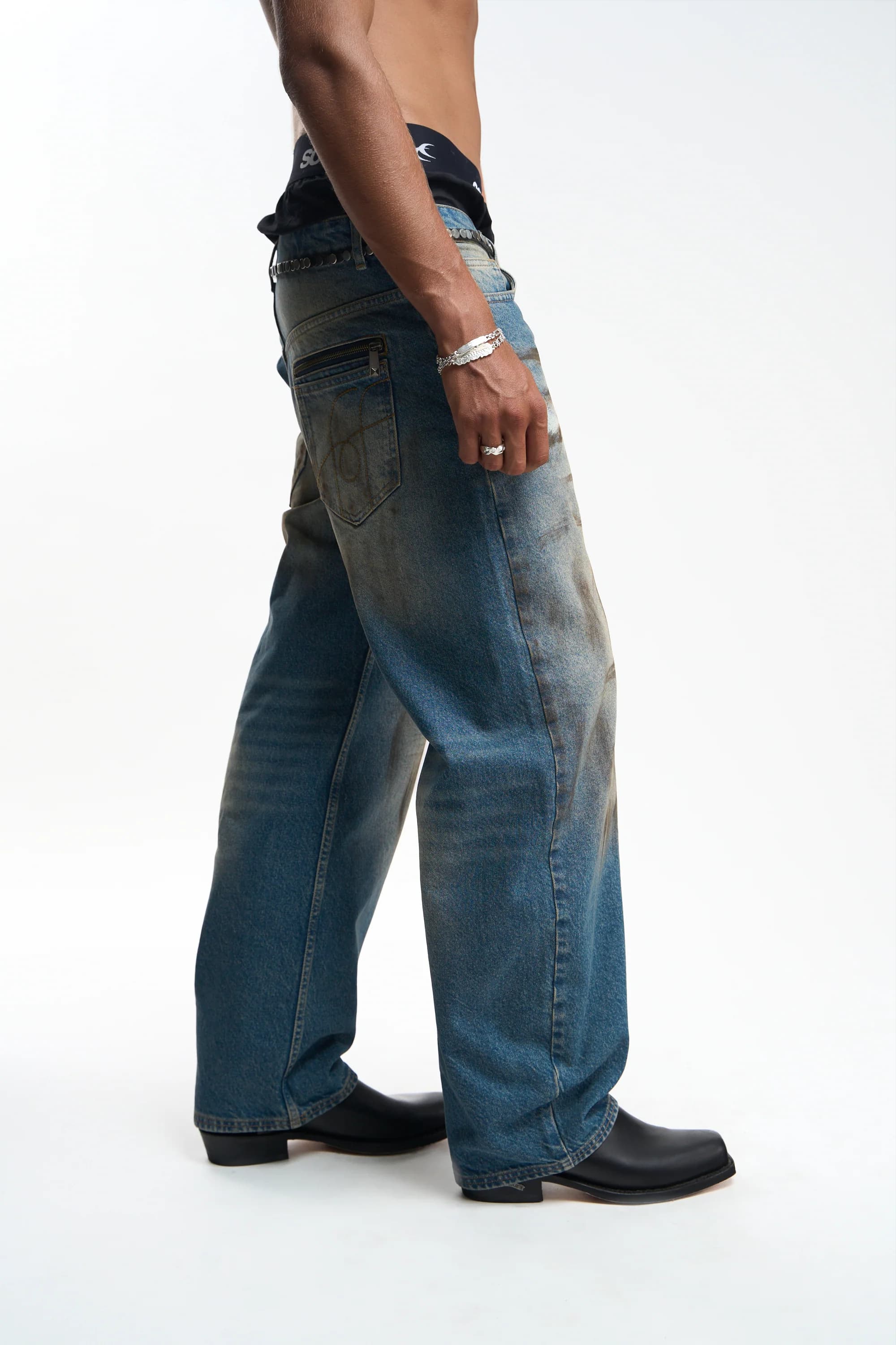 Bani Washed Blue Pants 3