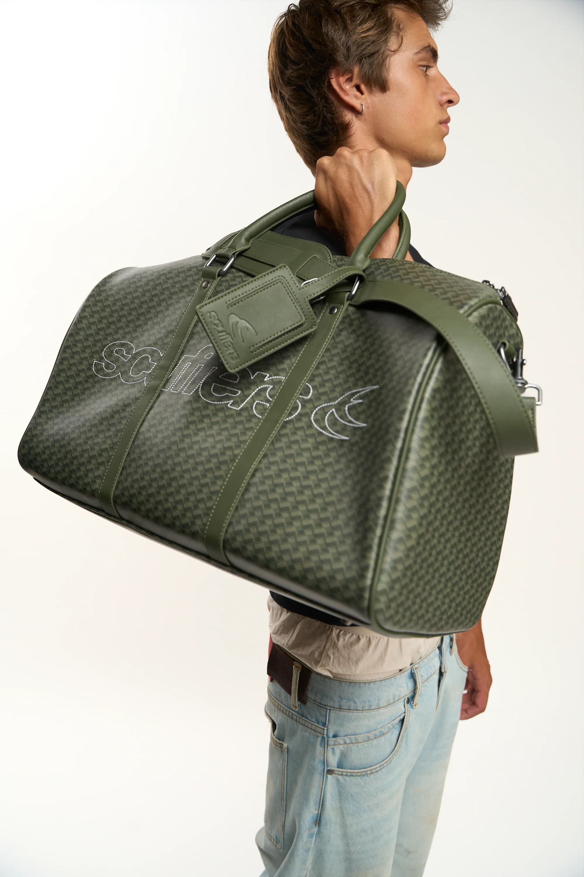 Monogram Dark Green Duffle Bag 2