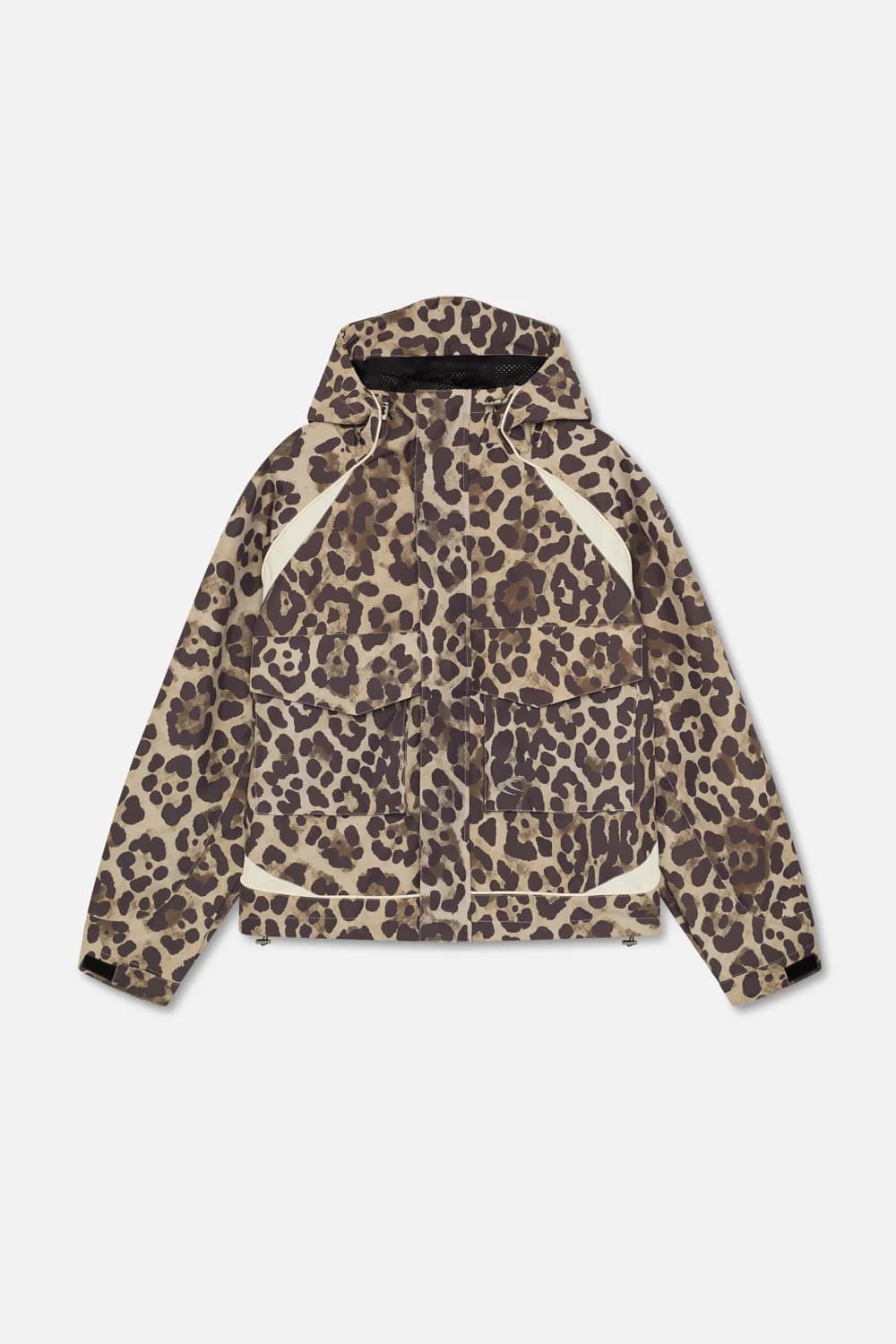 Taxidermy Brown Leopard Windbreaker 7