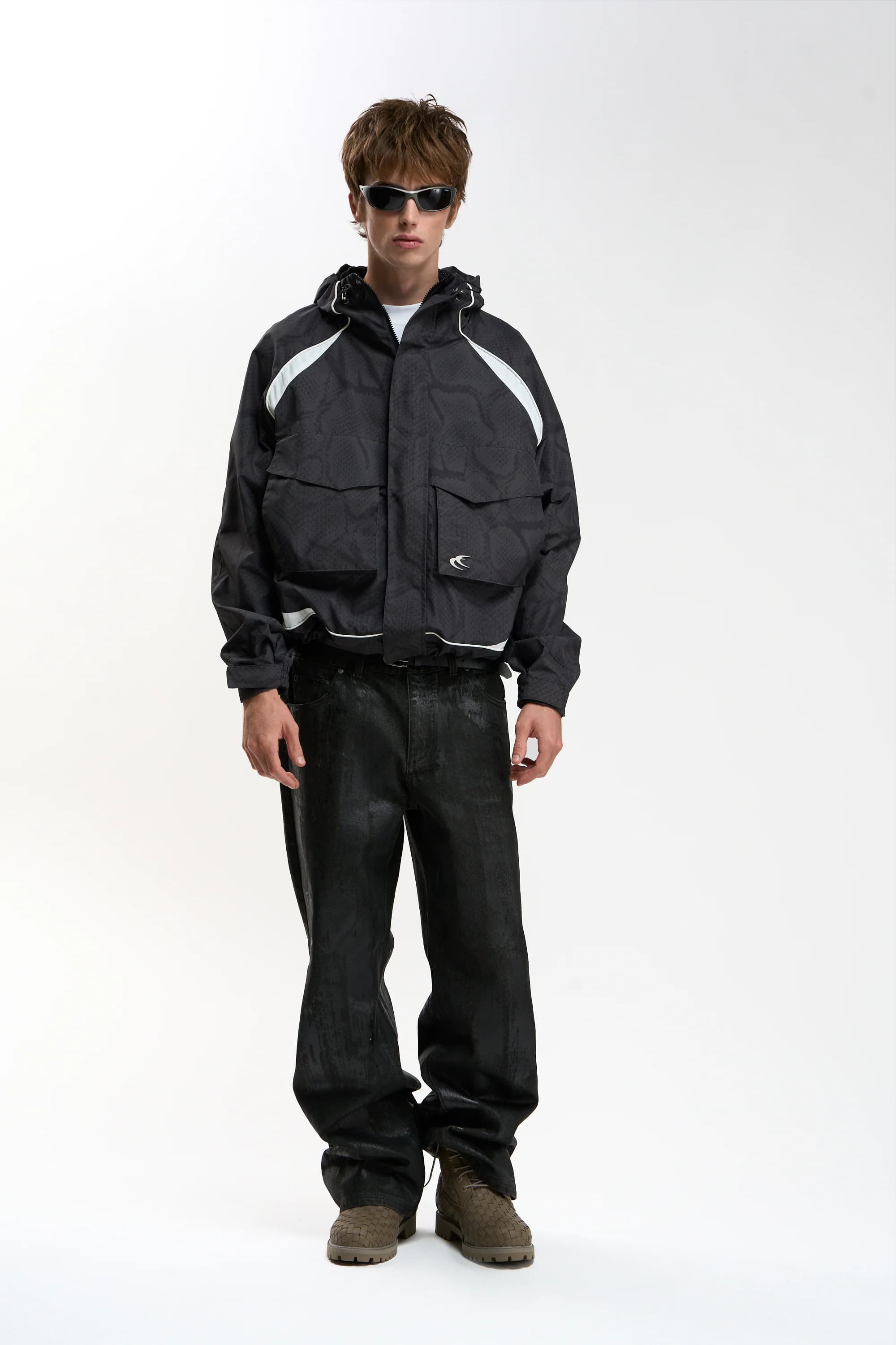 Taxidermy Black Windbreaker 2