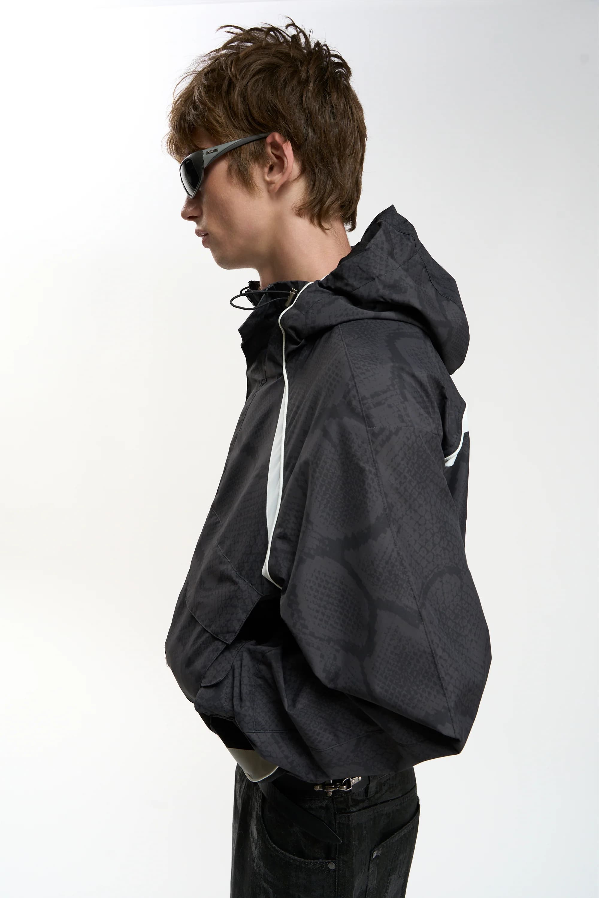 Taxidermy Black Windbreaker 3