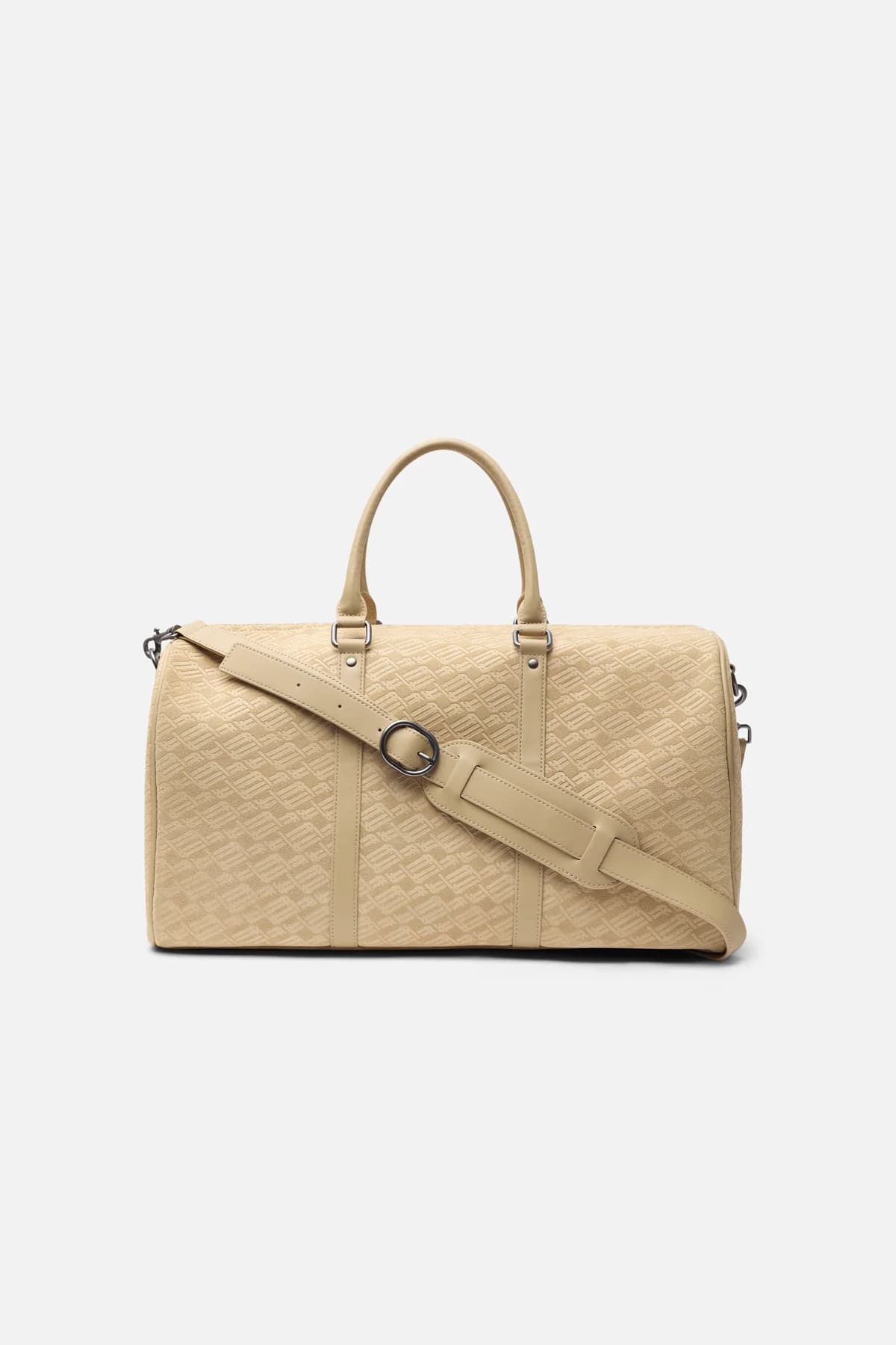 Monogram Ecru Suede Duffle Bag 3