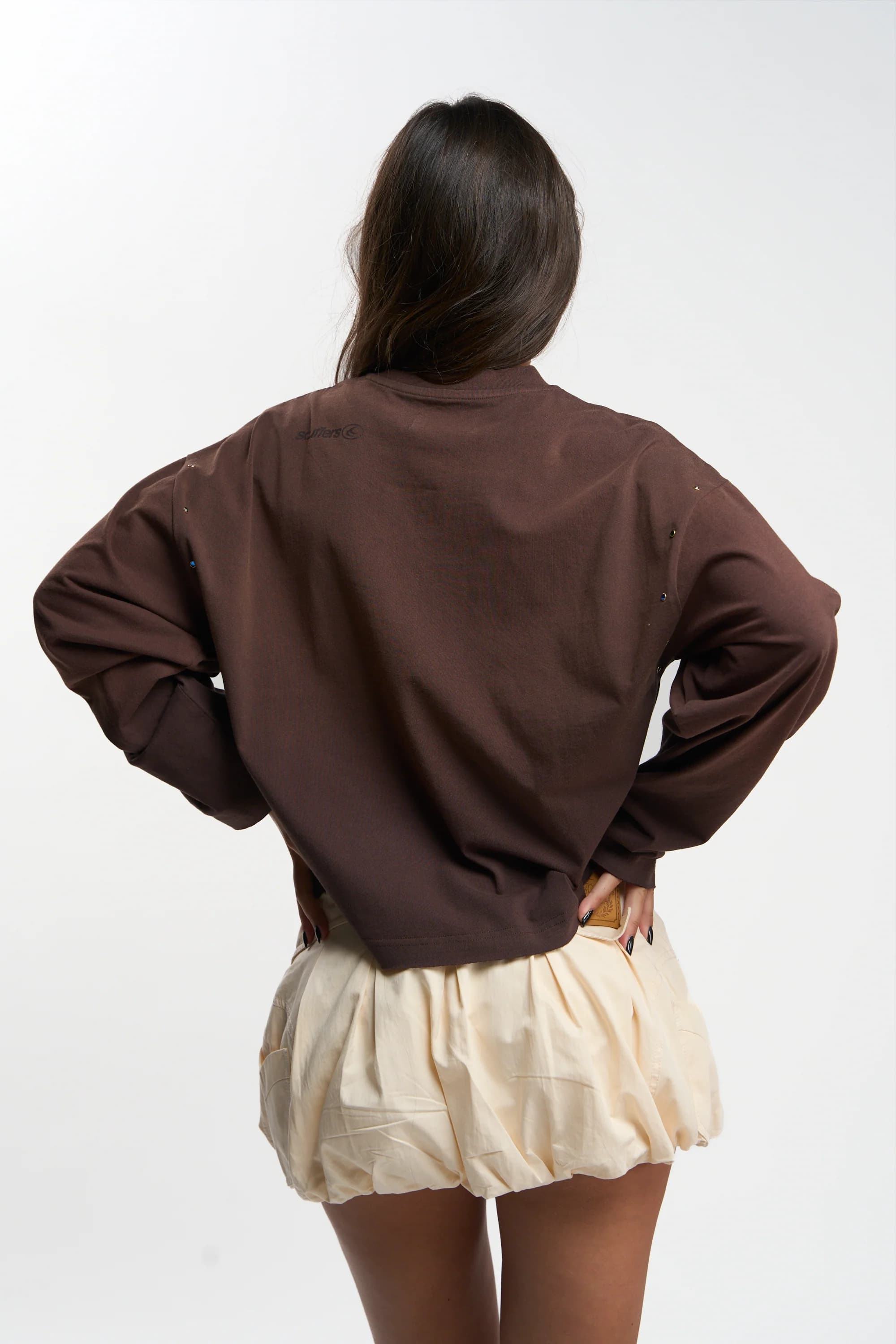 Strass Brown Longsleeve by Scuffers