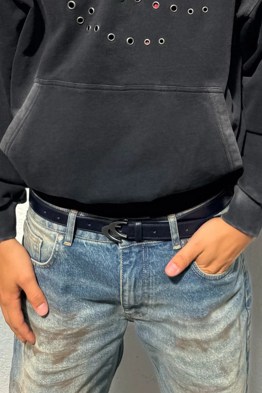 Iconic Blue and Brown Belt by Scuffers