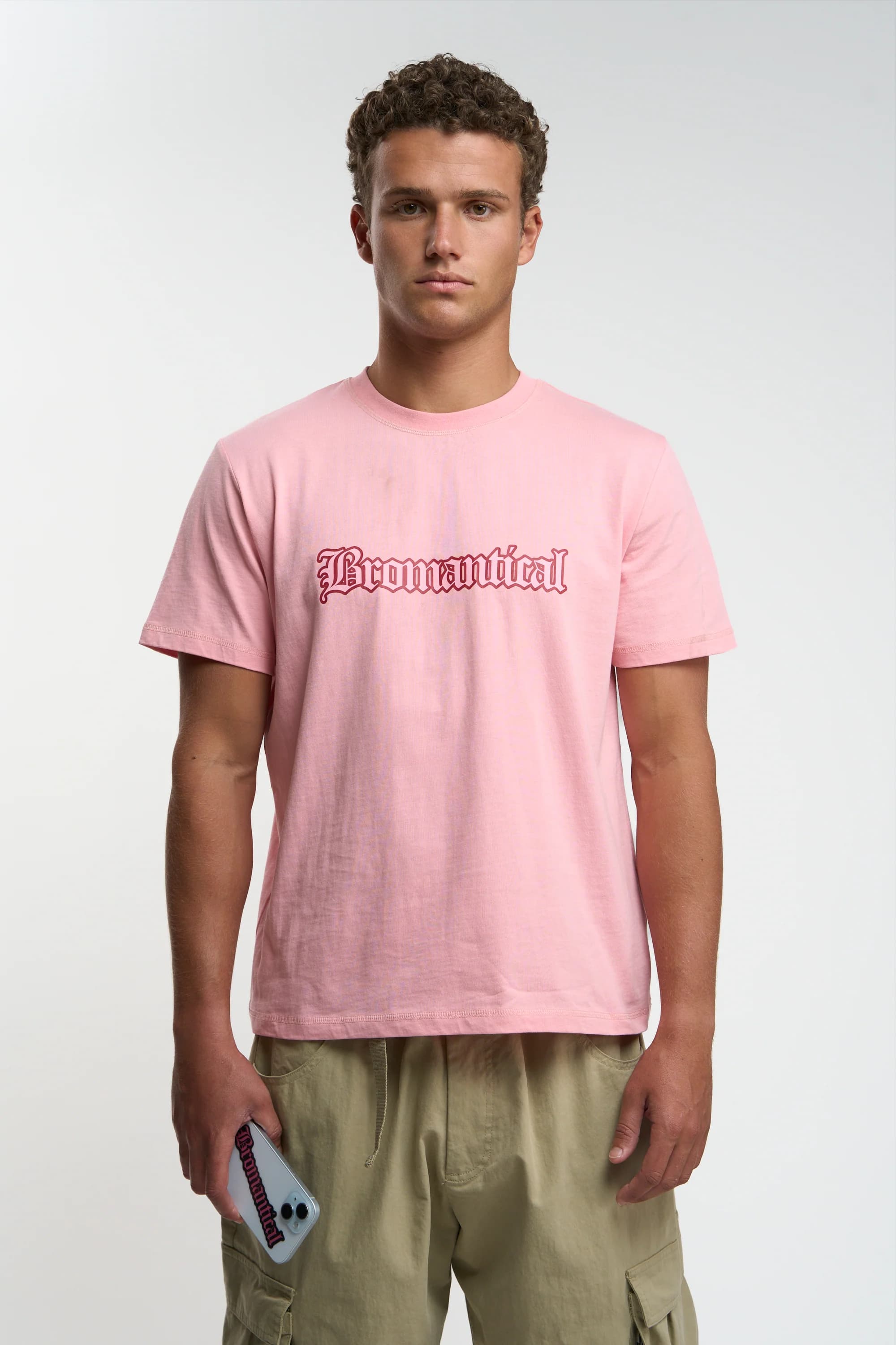 Bromantical Pink T-shirt by Scuffers