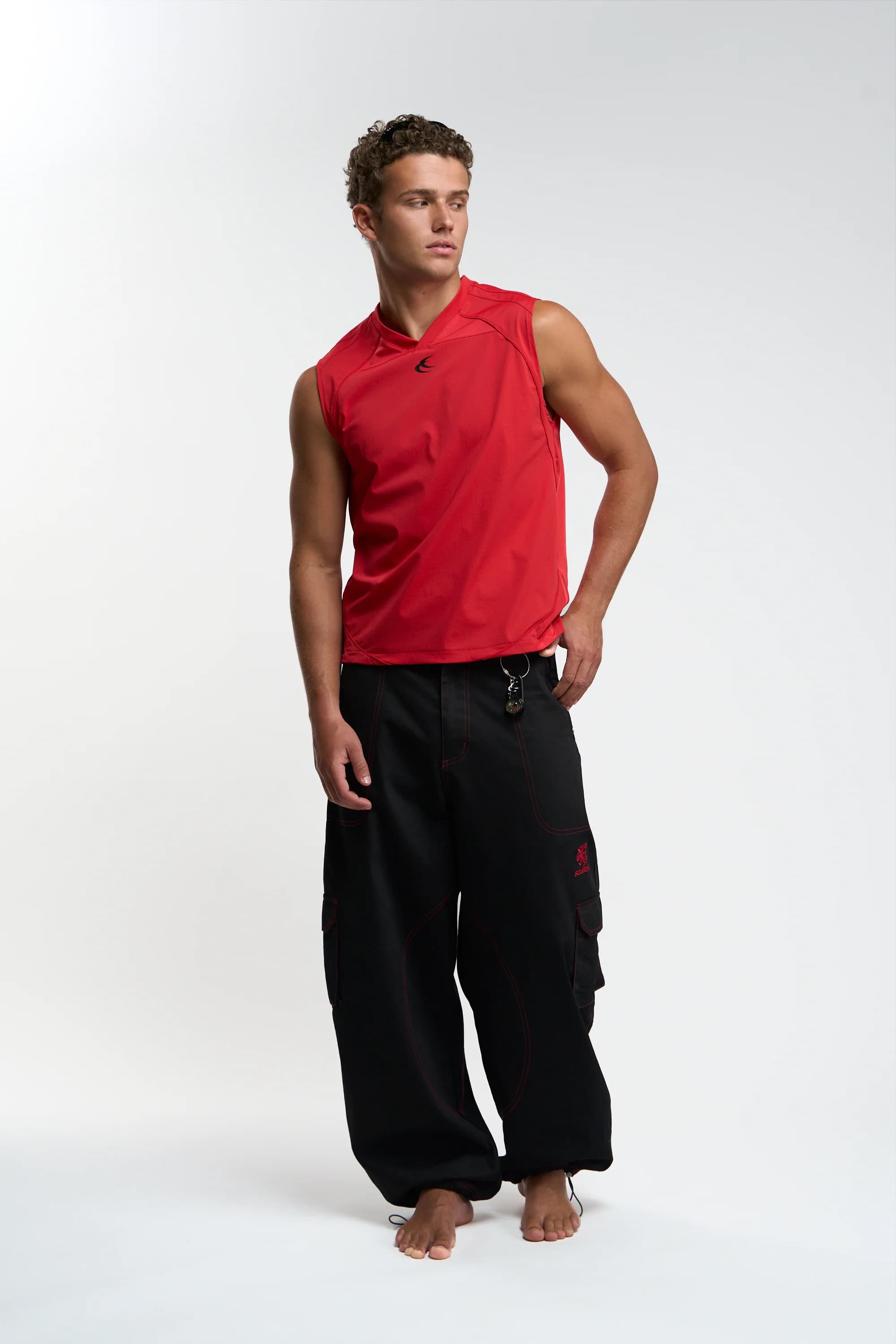 Sport Tech Red Tank Top 2
