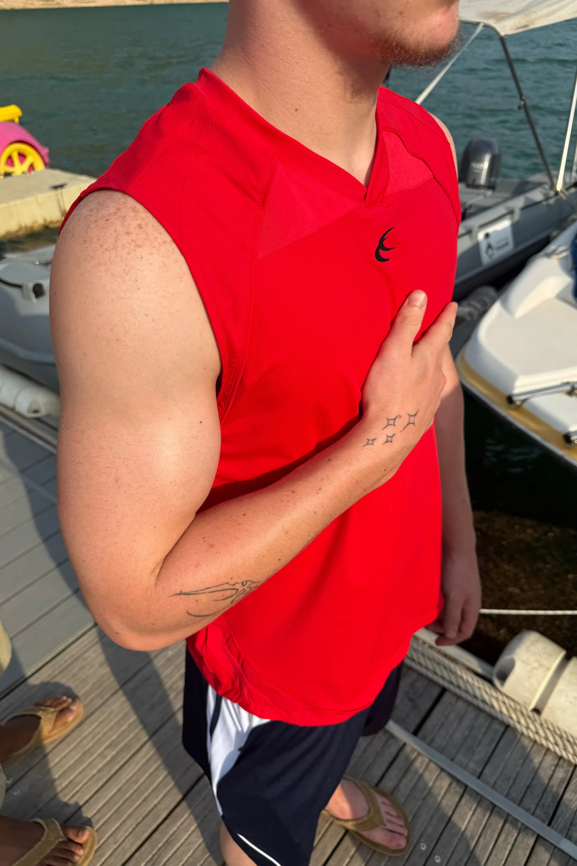Sport Tech Red Tank Top 4