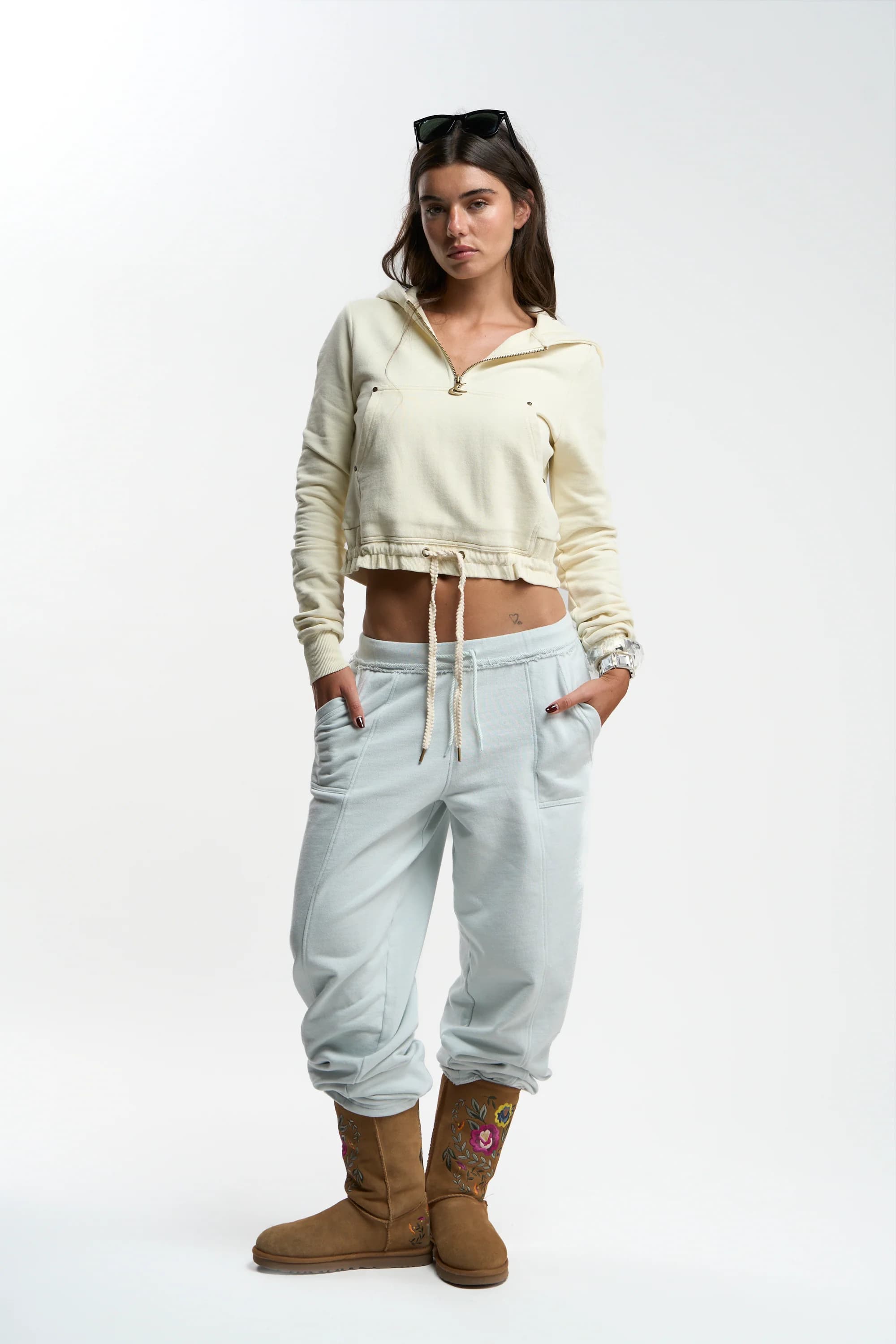 Kangu Ecru Hoodie 2