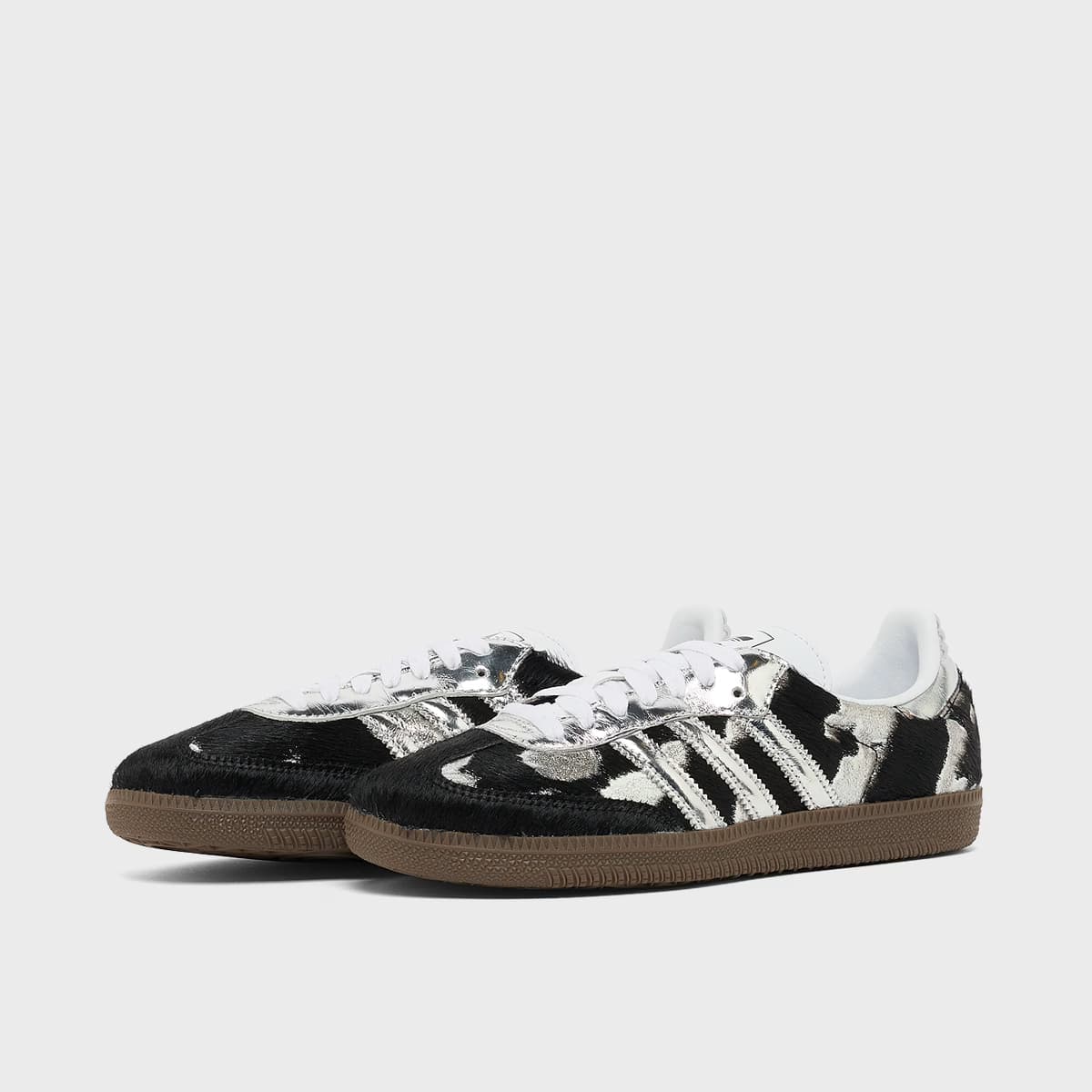 Wmns Samba Black Ponyhair Silver Metallic by adidas Originals