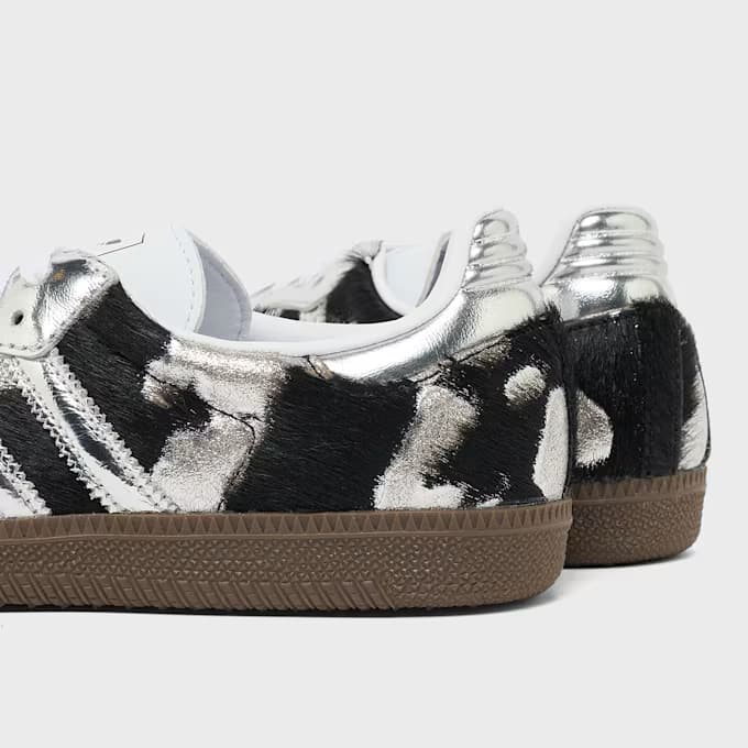 Wmns Samba Black Ponyhair Silver Metallic 13