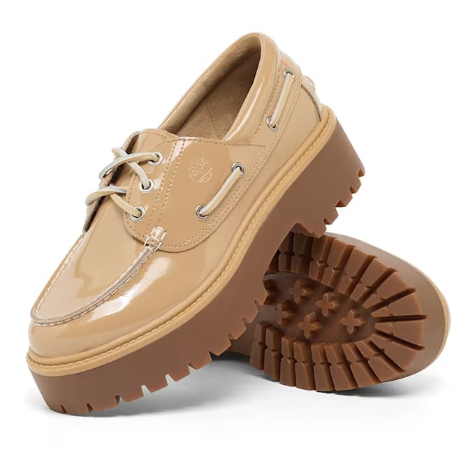 Wmns Stone Street Boat Shoe Patent Leather 15