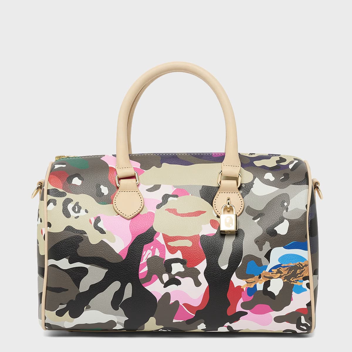 Hybrid Camo Medium Boston Bag 15L by A Bathing Ape