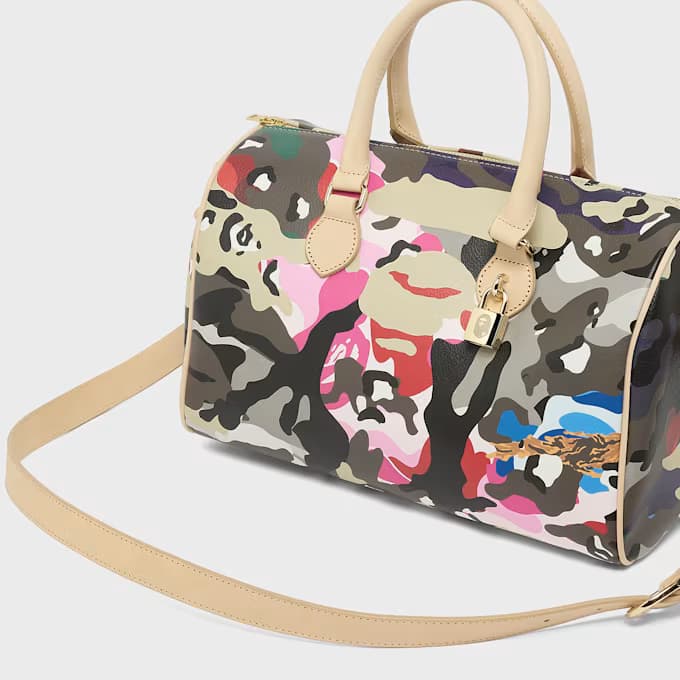Hybrid Camo Medium Boston Bag 15L 15
