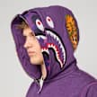 Color Camo Shark Full Zip Double Hoodie 6