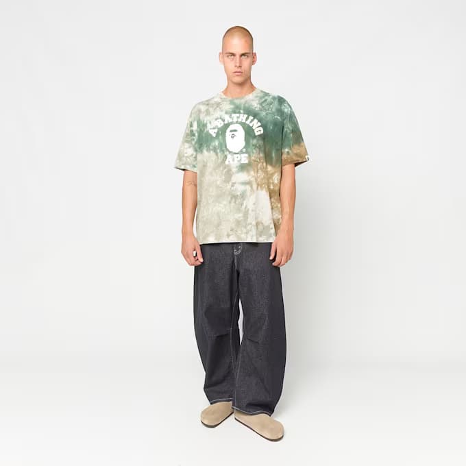 Tie Dyed College Relaxed Fit Tee M 6