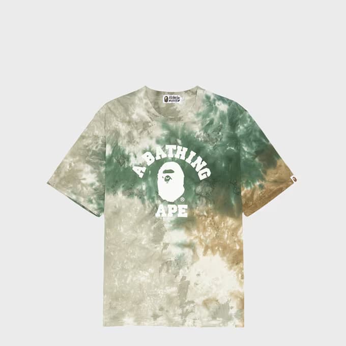 Tie Dyed College Relaxed Fit Tee M 5
