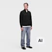 Lambswool GRS Half Zip Sweater 2