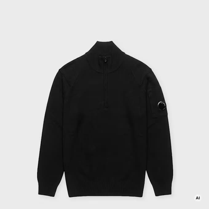 Lambswool GRS Half Zip Sweater 5