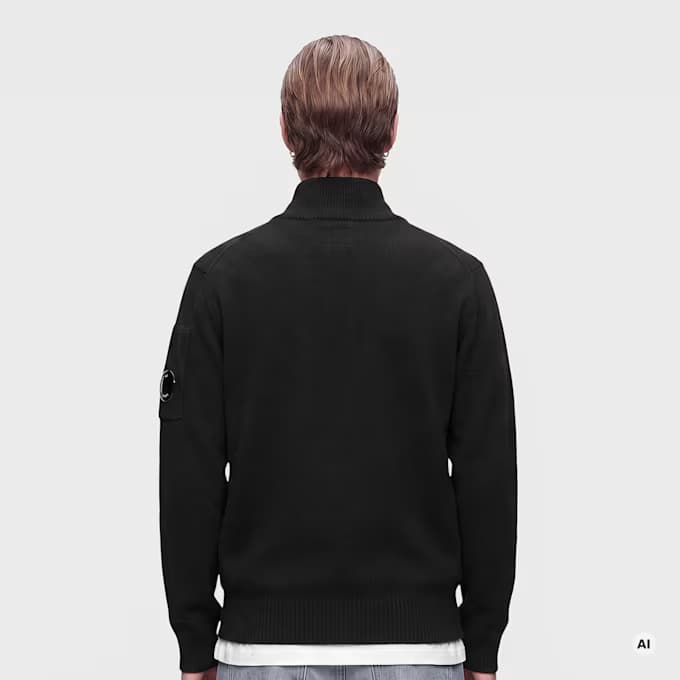 Lambswool GRS Half Zip Sweater 7