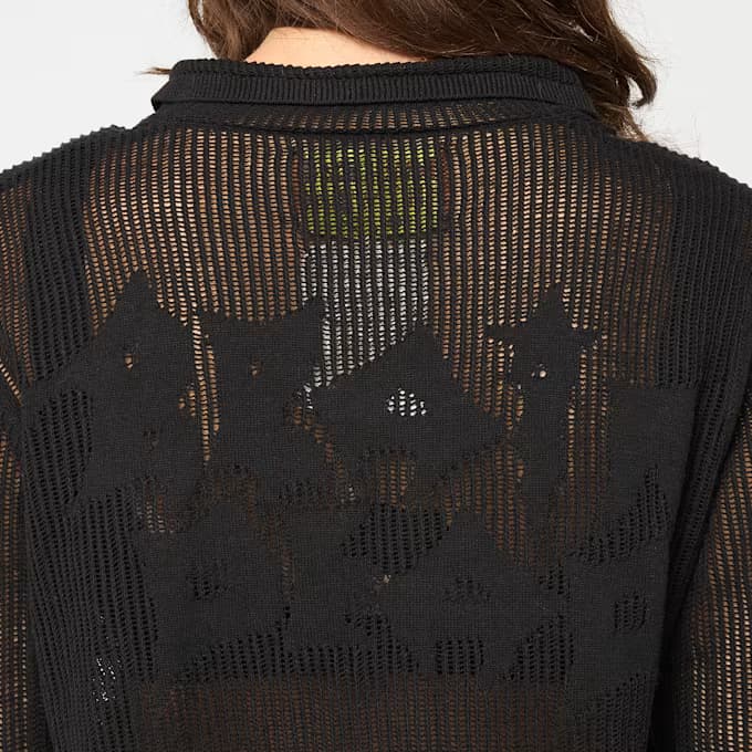Mesh Knit Spiral Cardigan 15