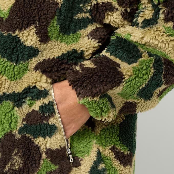 ABC Camo Metal One Point Boa Jacket M 13