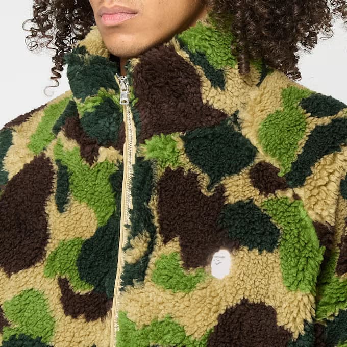 ABC Camo Metal One Point Boa Jacket M 12