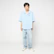 Short Sleeve Boxy Shirt Shark Collar 3
