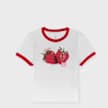 Wmns Strawberry Ringer Tee 2