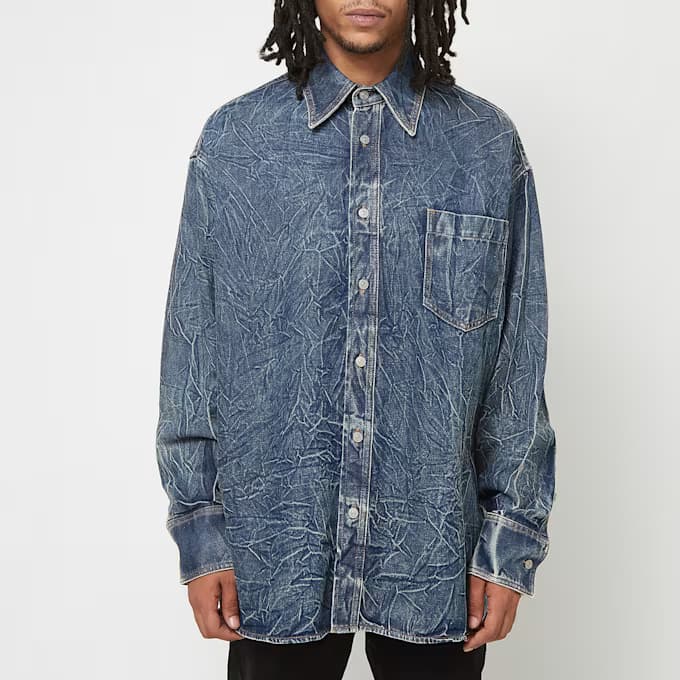 Long-Sleeved denim Shirt 8