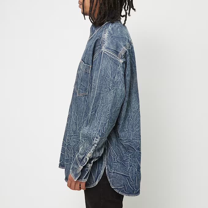 Long-Sleeved denim Shirt 9