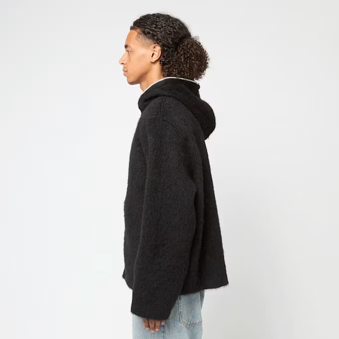 Full Zip Hood Hairy Wool 9
