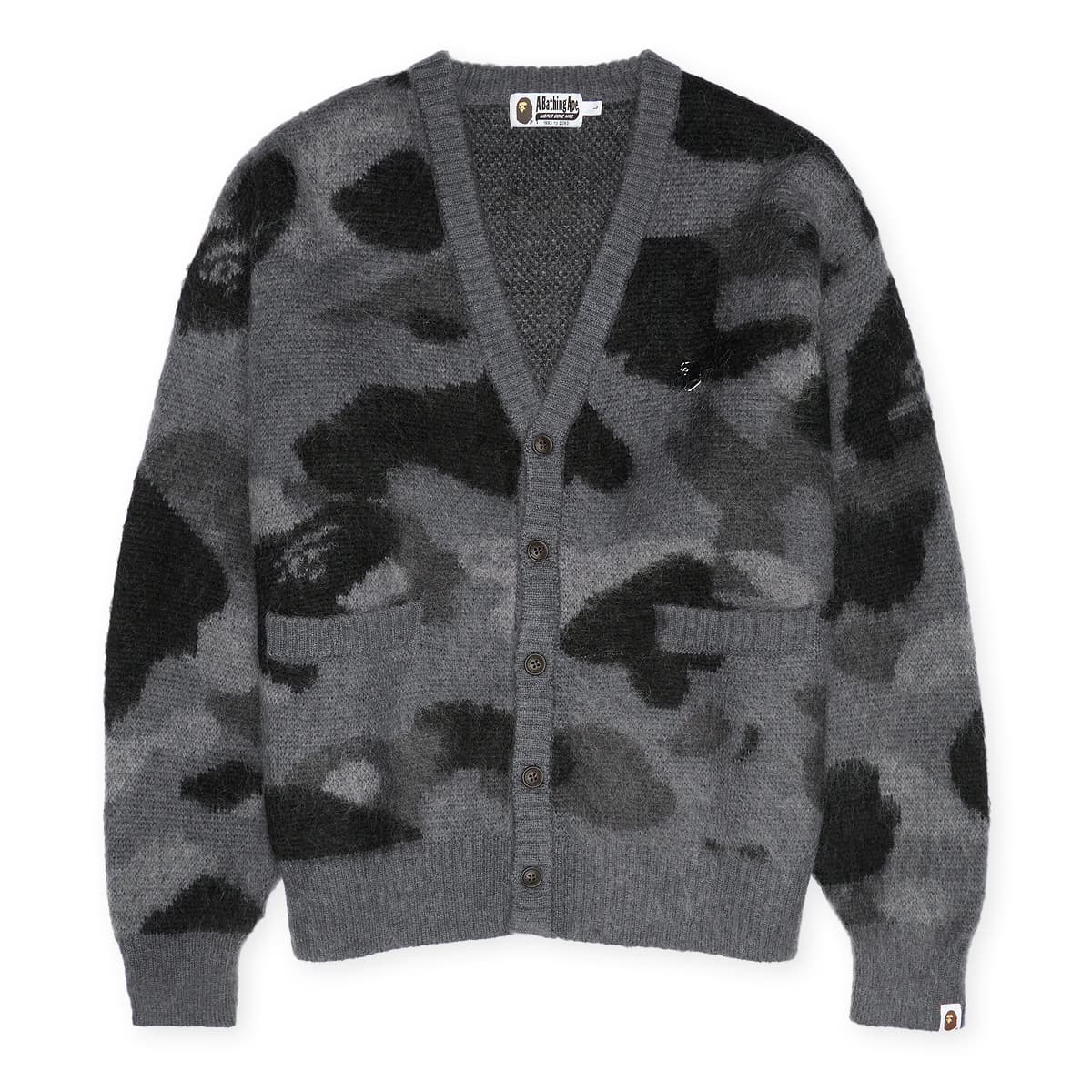 Color Camo Mohair Knit Cardigan M by A Bathing Ape