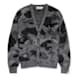 Color Camo Mohair Knit Cardigan M 12