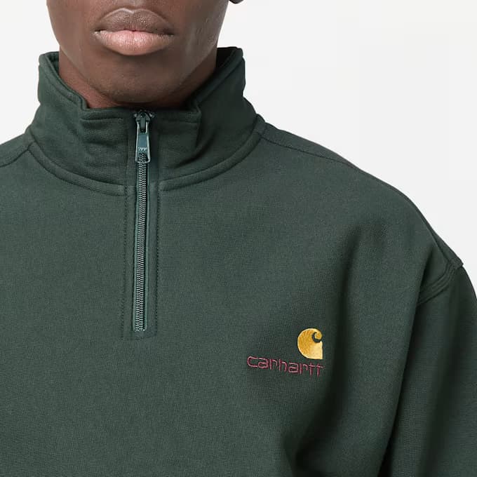 Half Zip American Script Sweater 7