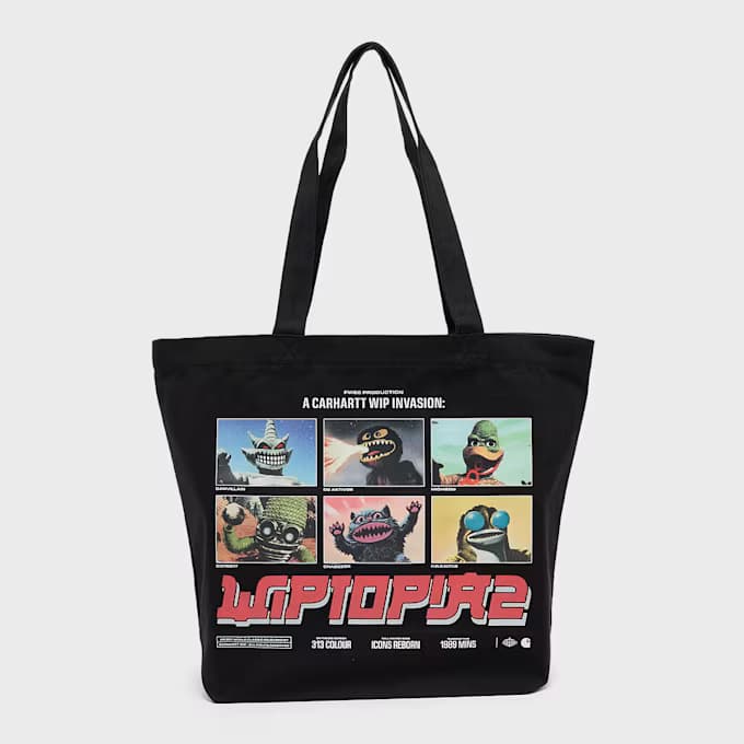 Canvas Graphic Tote Bag 24L 7