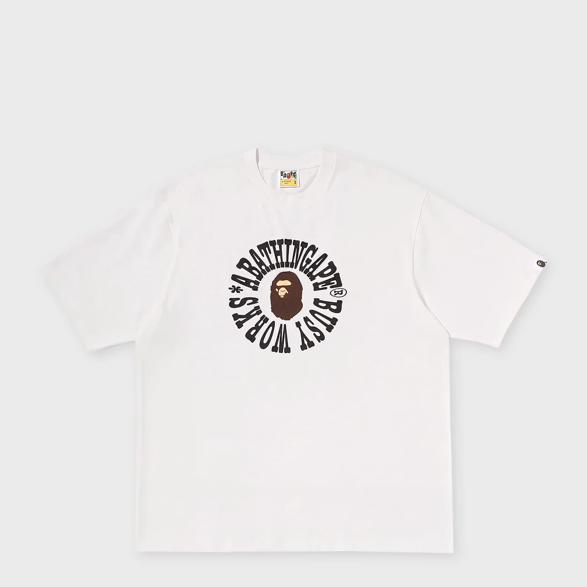 Busy Works Logo Relaxed Fit Tee by A Bathing Ape
