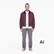 Red Tab 578 Fine Corduroy Pant 3