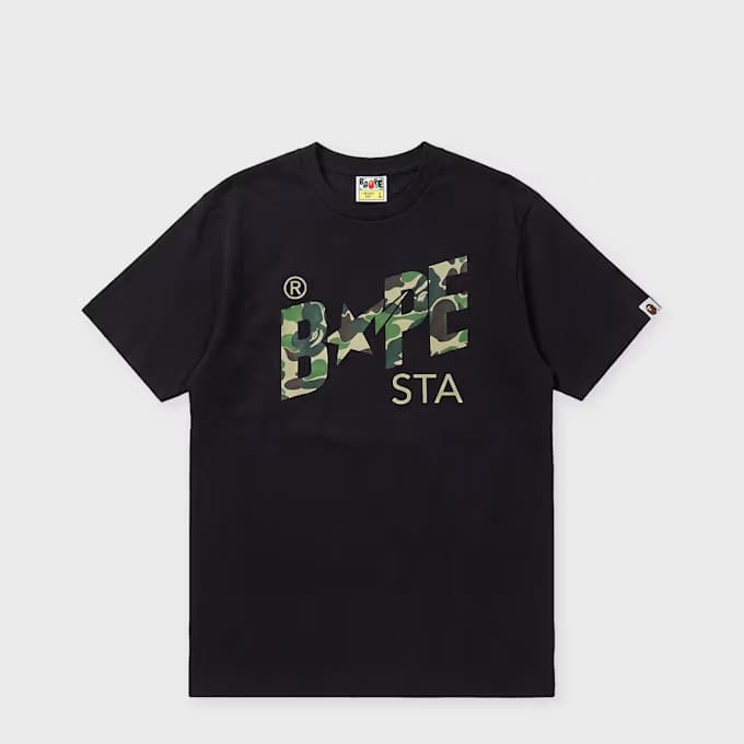 ABC Camo Bape Sta Tee black x green 6