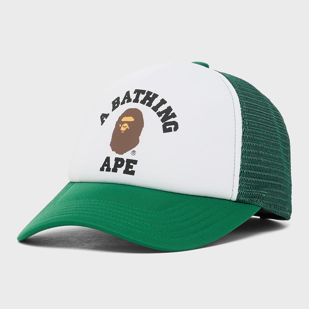 College Mesh Cap green by A Bathing Ape